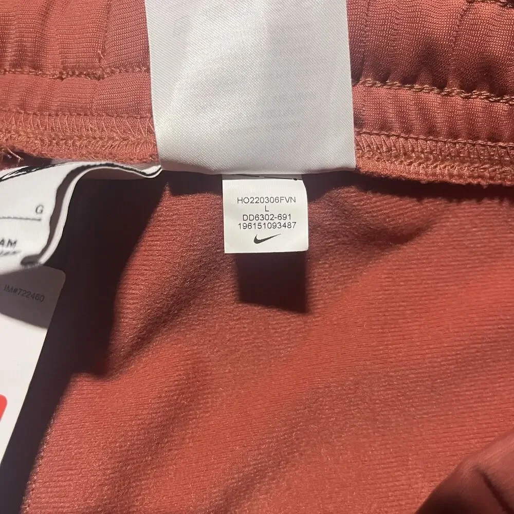Nike Track Pants Girls Large Pink Sweatpants High-Waisted Running Tapered Jogger